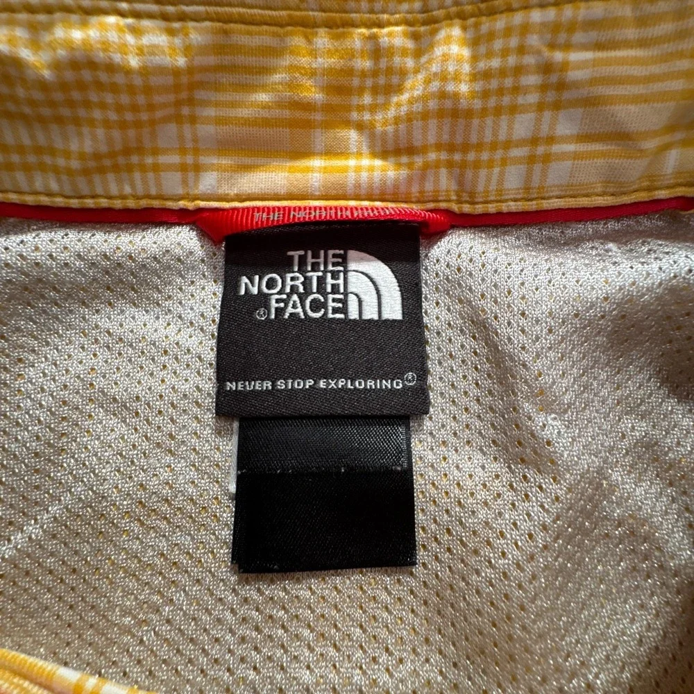 The North Face Shirt Mens XL Plaid Short Sleeve Vented Zip Pocket Button Down